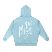 Washed Hoodie - All Day Long