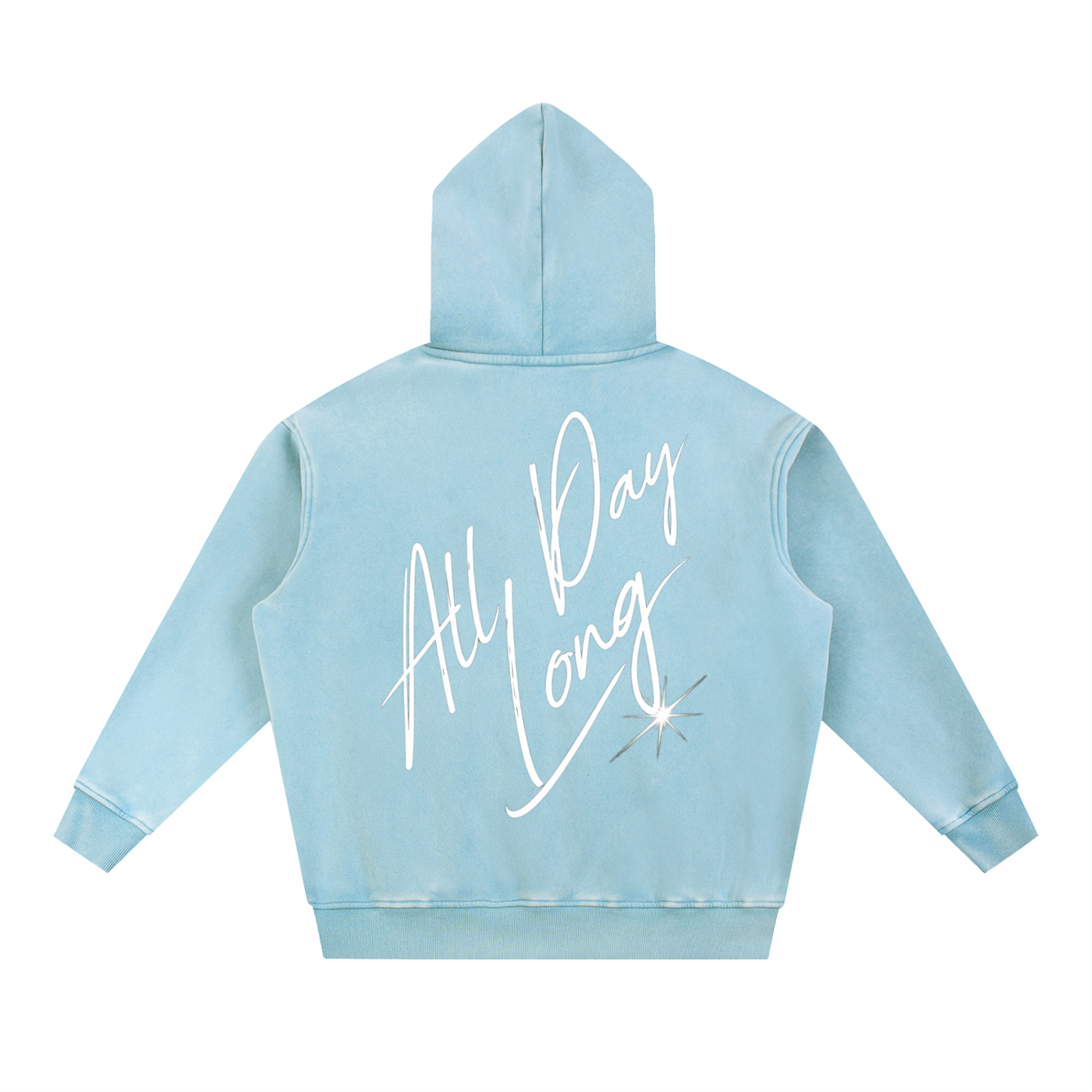 Washed Hoodie - All Day Long