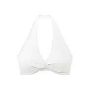 Pleated Halter Sports Bra