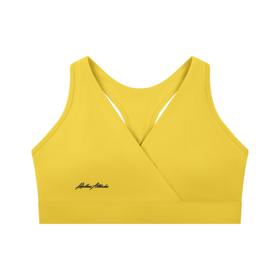Crossover V-Neck Sports Bra