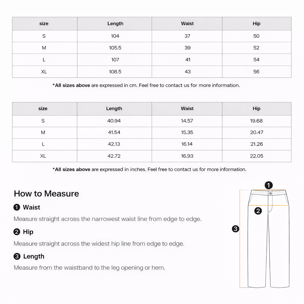 Adjustable Striped Trousers