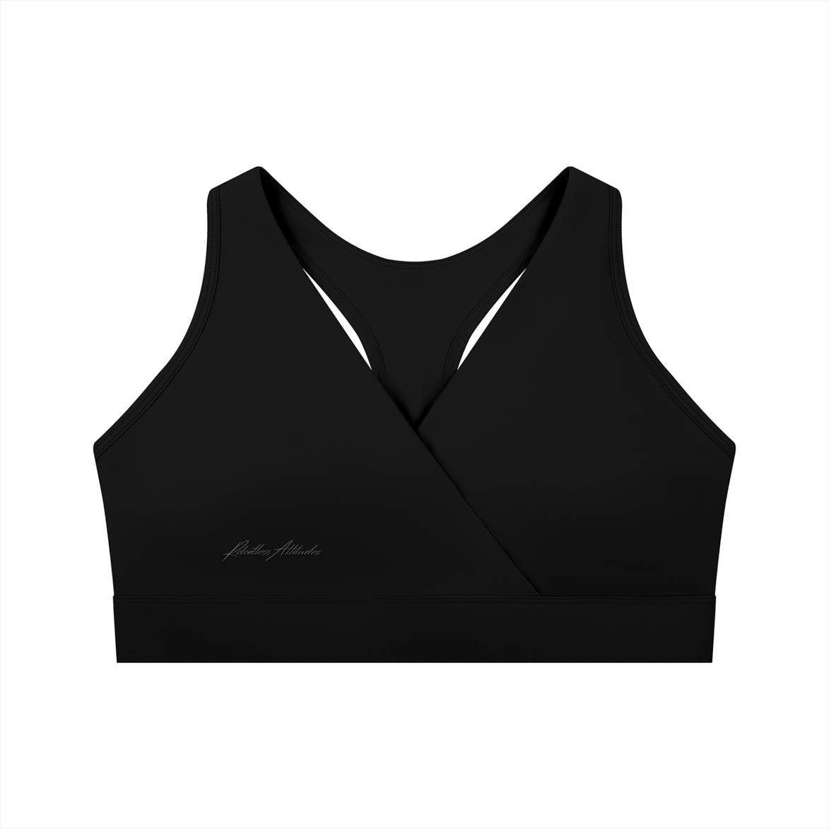 Crossover V-Neck Sports Bra