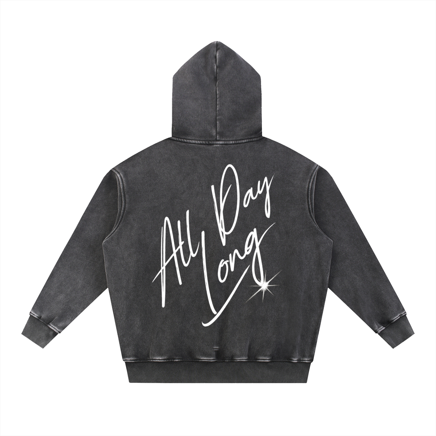 Washed Hoodie - All Day Long