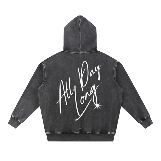 Washed Hoodie - All Day Long