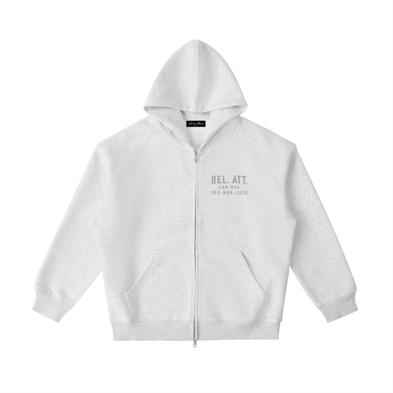 Zip Up Trademark Hoodie