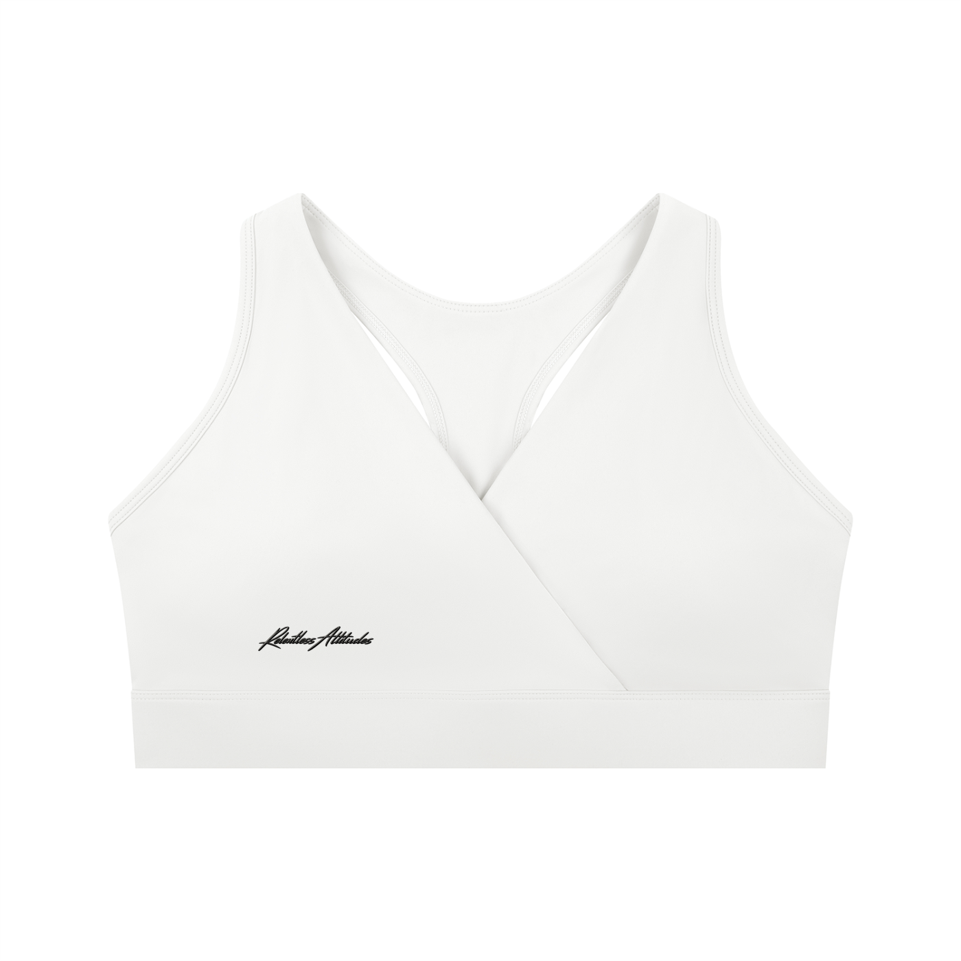 Crossover V-Neck Sports Bra