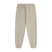 Classic Fleece Joggers Back View Beige Apricot