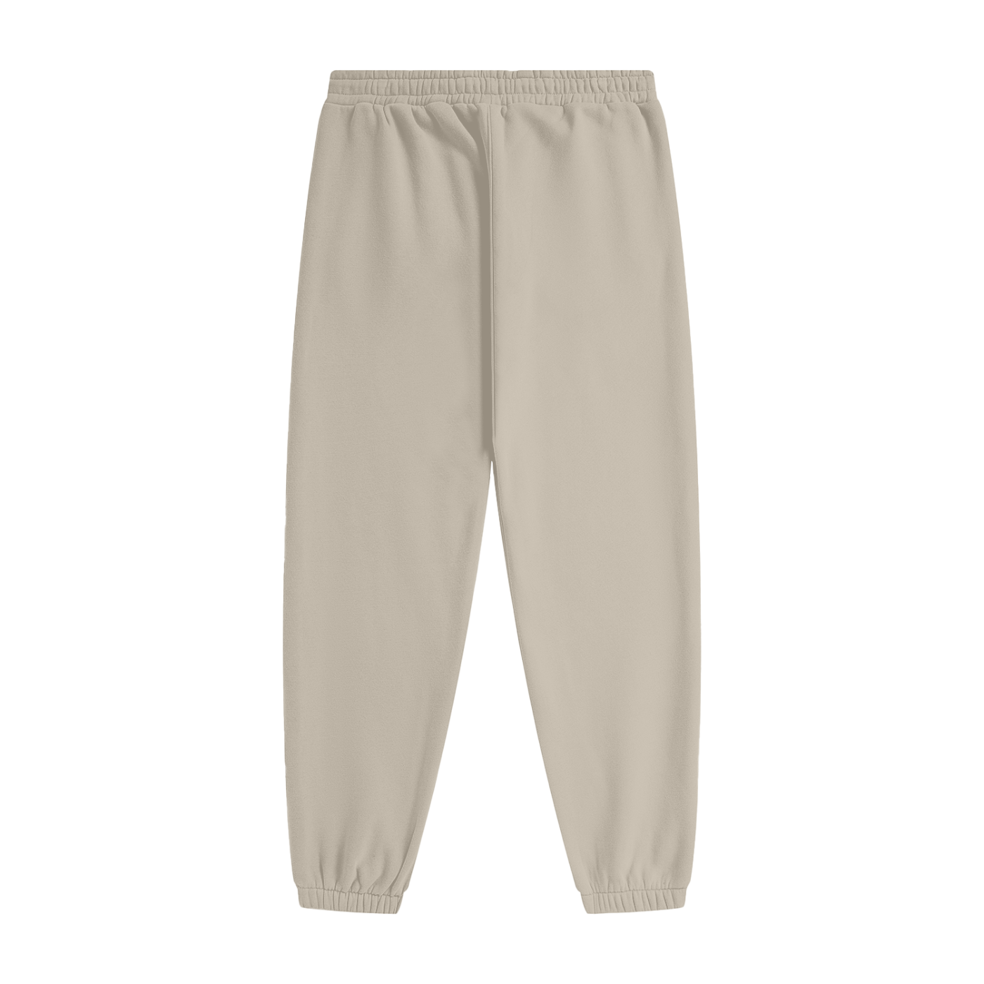 Classic Fleece Joggers Back View Beige Apricot