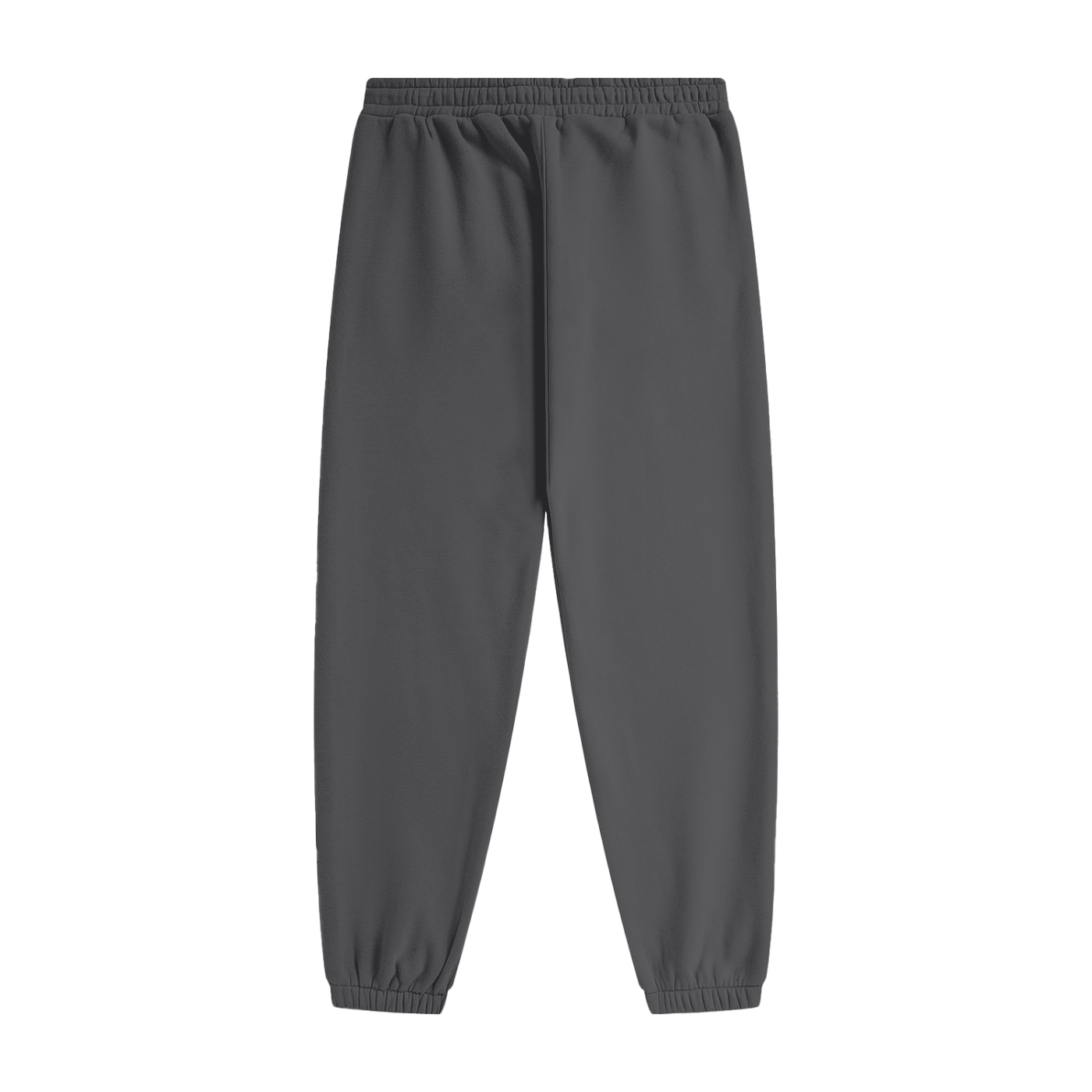 Classic Fleece Joggers Back View Charcoal Gray