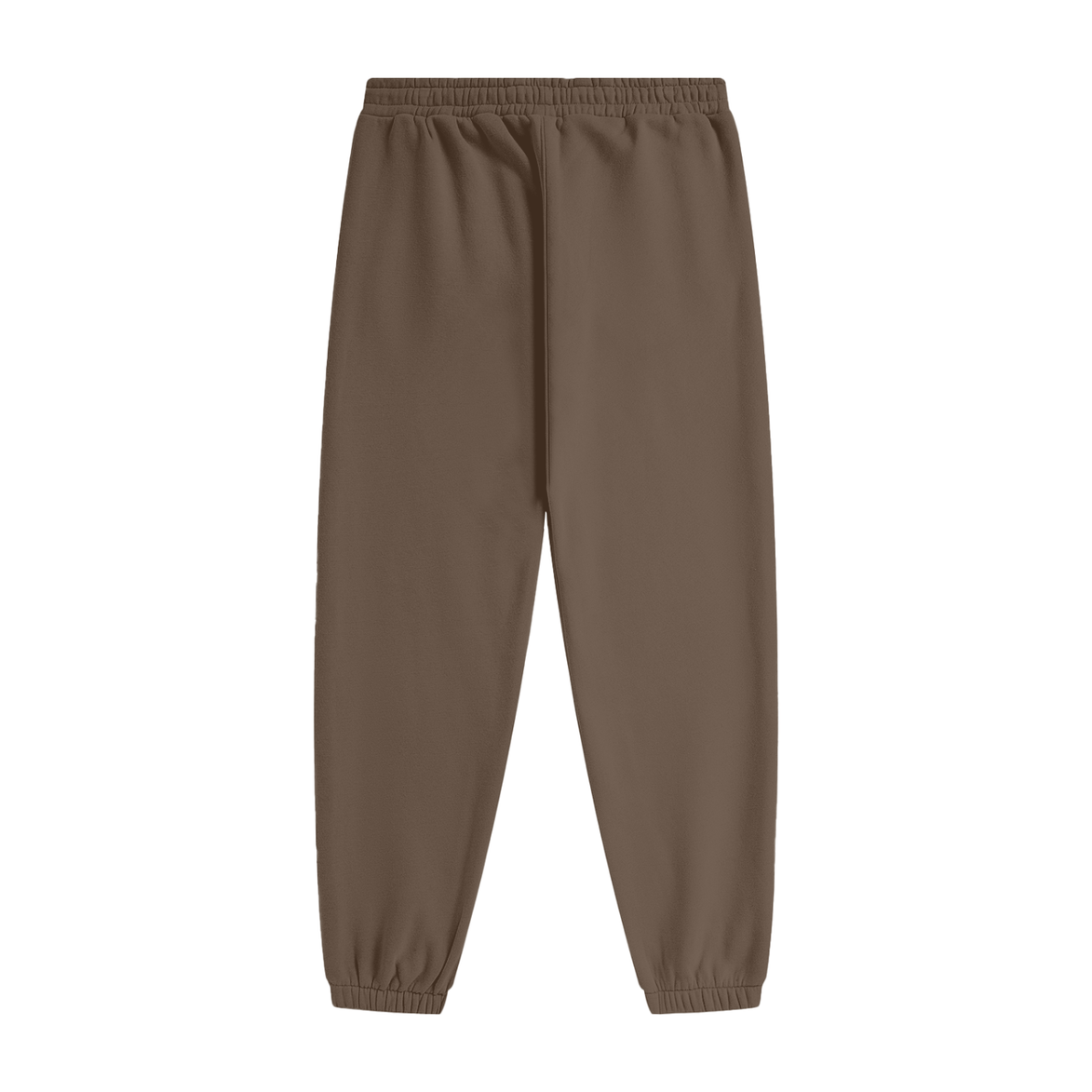 Classic Fleece Joggers Back View Dark Brown