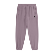 Classic Fleece Joggers Front View Ash Purple