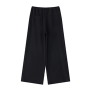 Cosy Baggy Sweatpants Back View Black