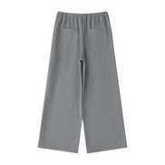 Cosy Baggy Sweatpants Back View Gray