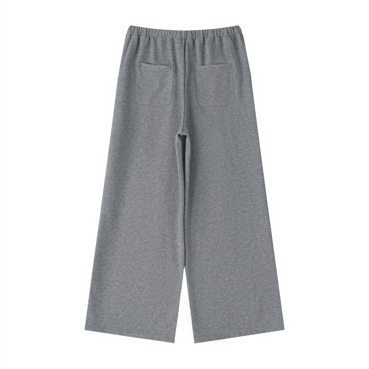 Cosy Baggy Sweatpants Back View Gray