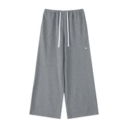 Cosy Baggy Sweatpants Front View Gray