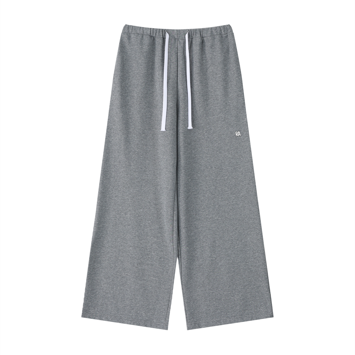 Cosy Baggy Sweatpants Front View Gray