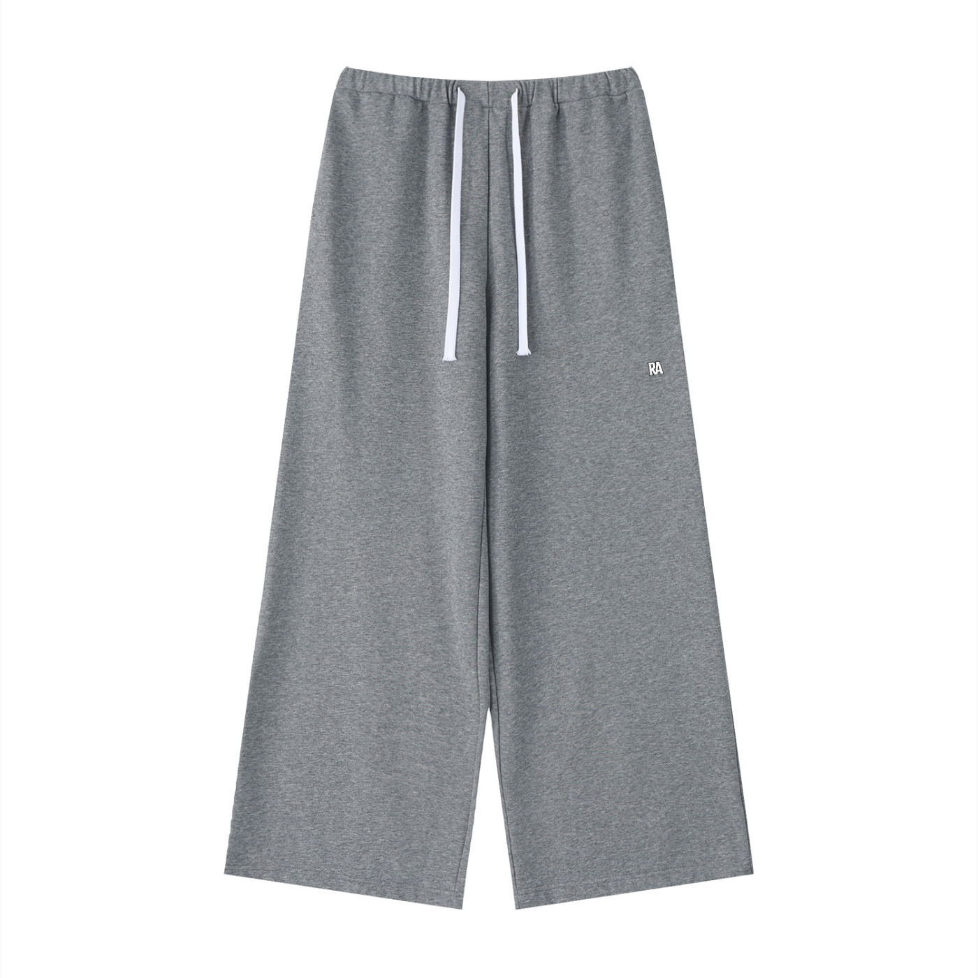 Cosy Baggy Sweatpants Front View Gray