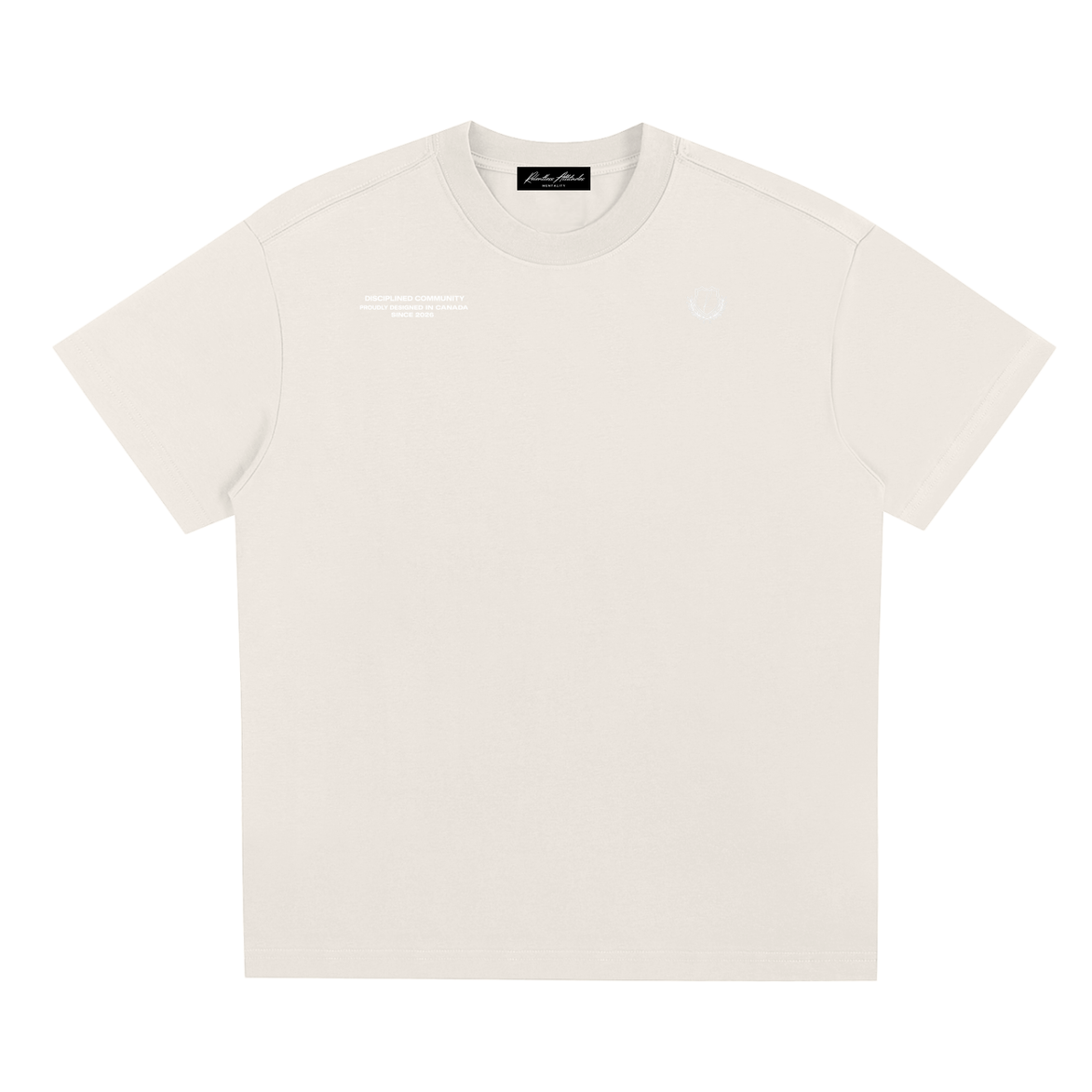 Disciplined Community Sorona T-Shirt Sand Beige Front