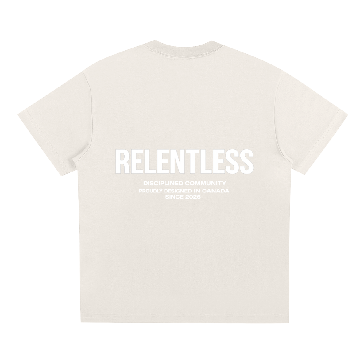 Disciplined Community Sorona T-Shirt sand beige back