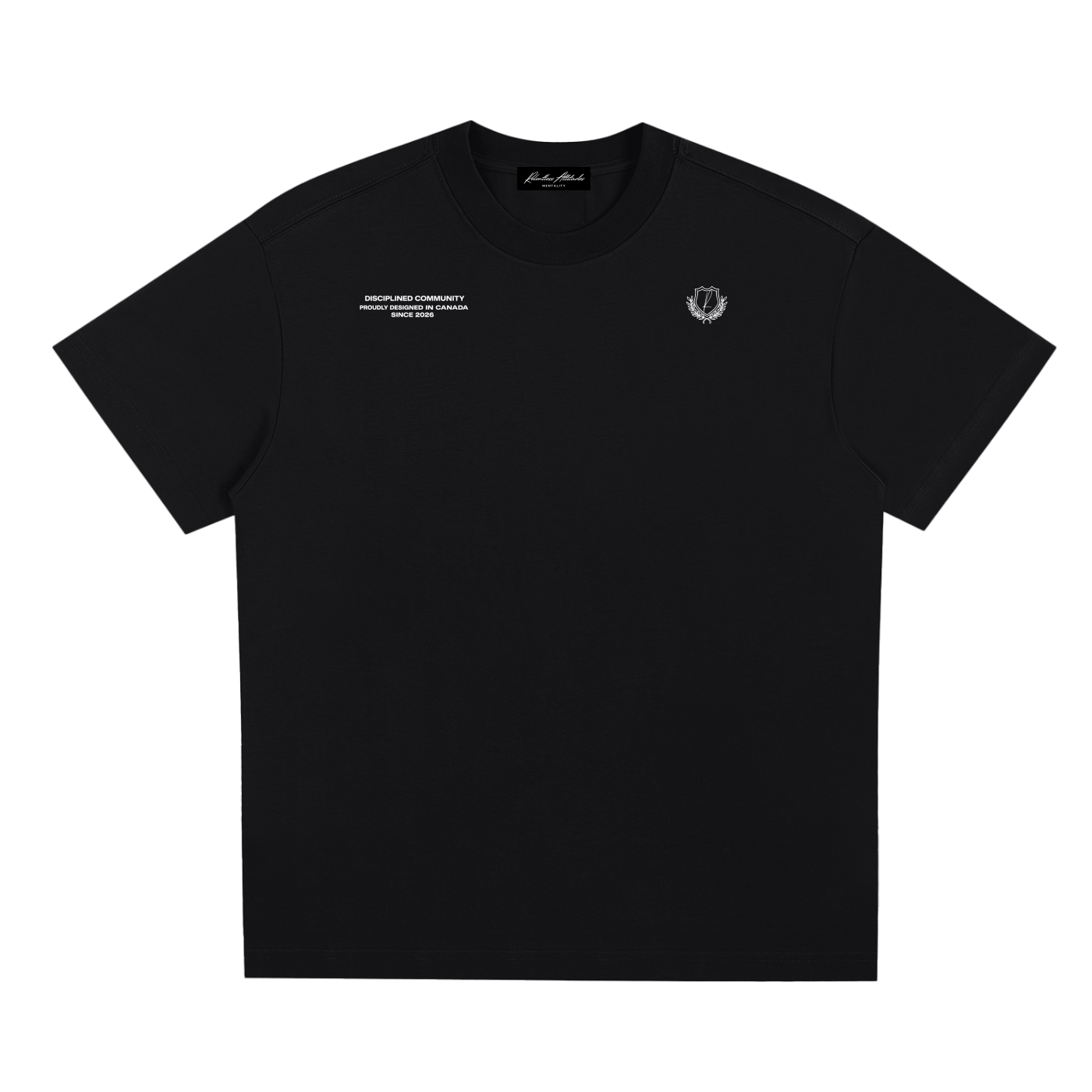 Disciplined Community Sorona T-Shirt black front