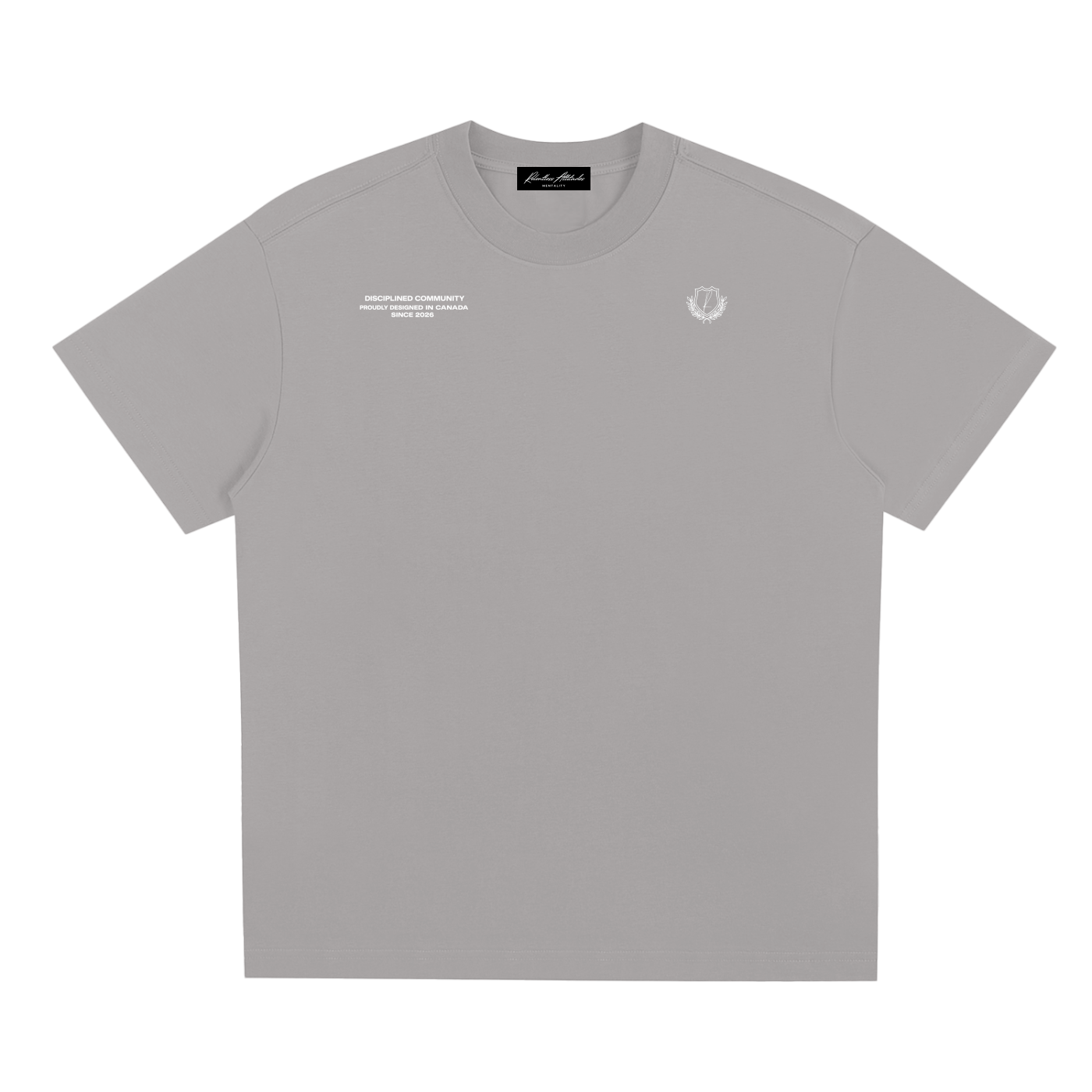 Disciplined Community Sorona T-Shirt gray front