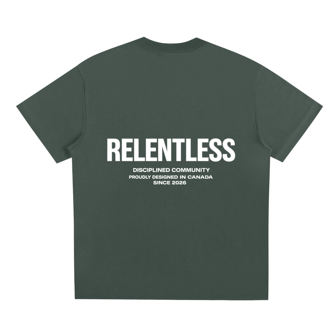 Disciplined Community Sorona T-Shirt green back