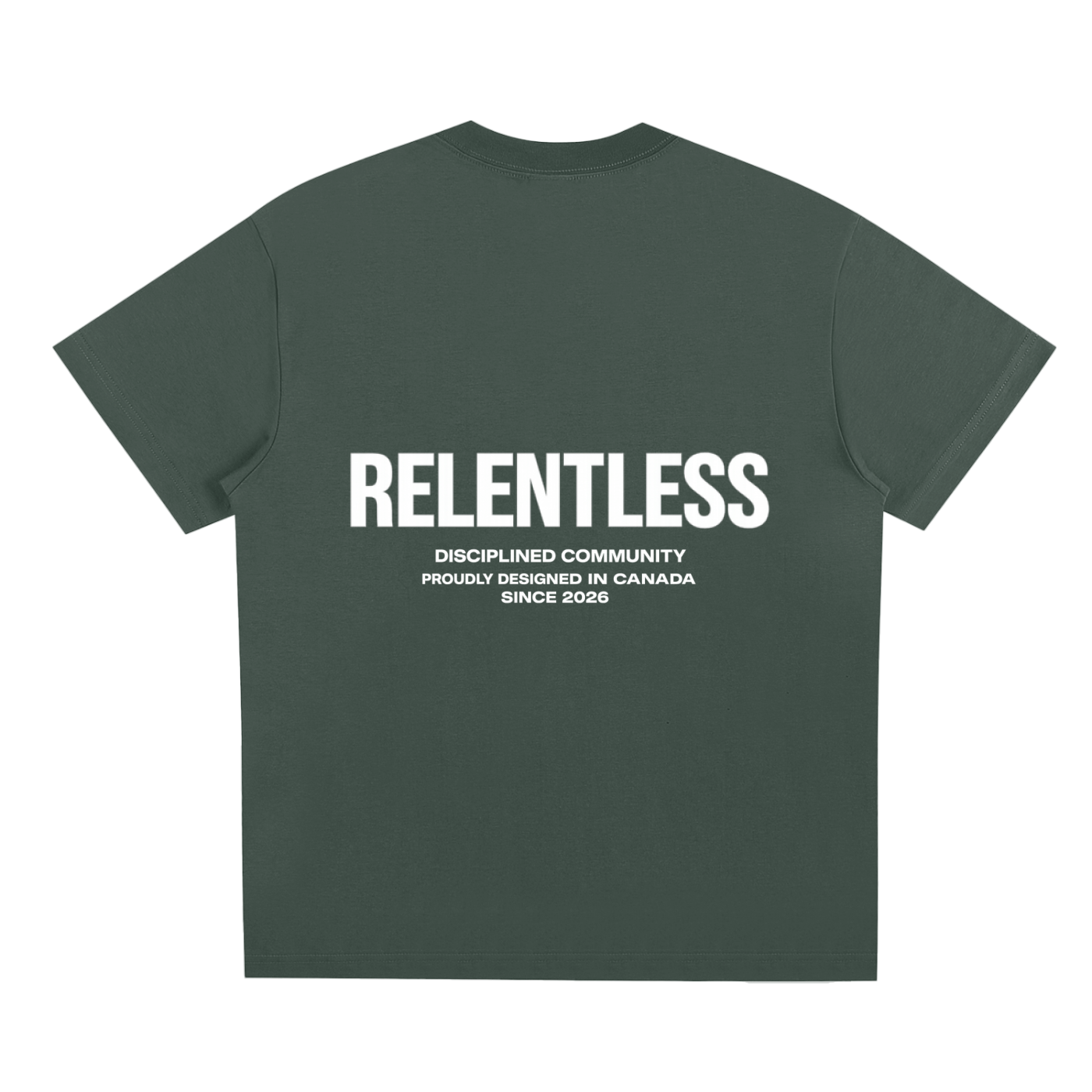 Disciplined Community Sorona T-Shirt green back