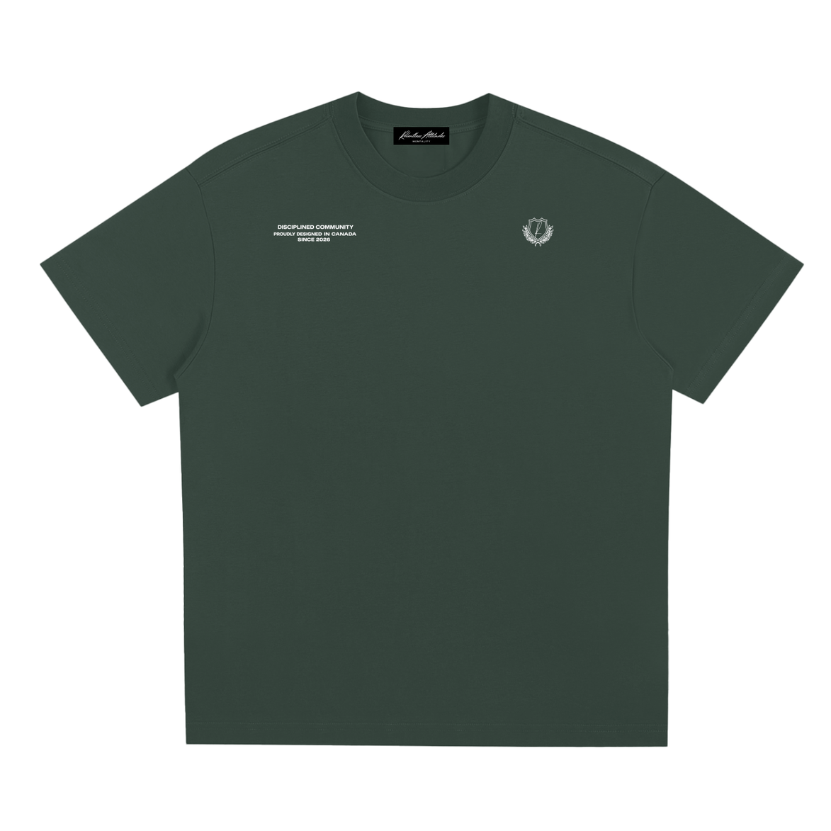Disciplined Community Sorona T-Shirt green front