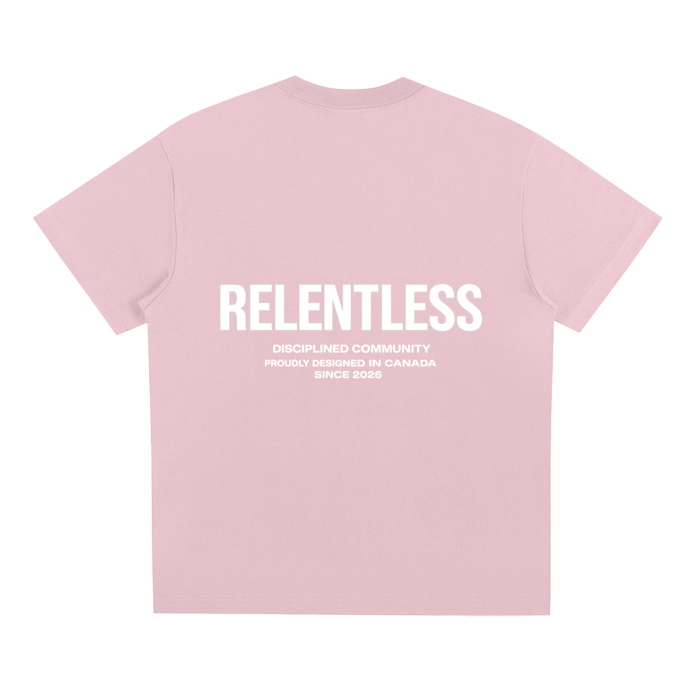 Disciplined Community Sorona T-Shirt light pink back