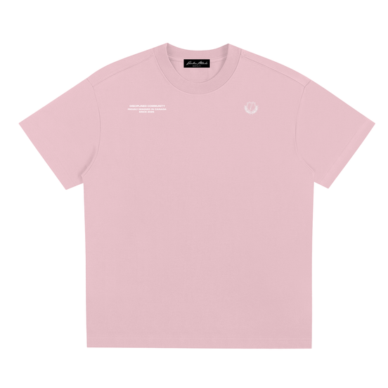 Disciplined Community Sorona T-Shirt light pink front