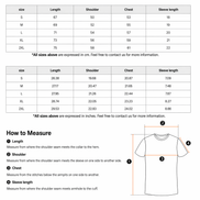 Disciplined Community Sorona T-Shirt's size guide