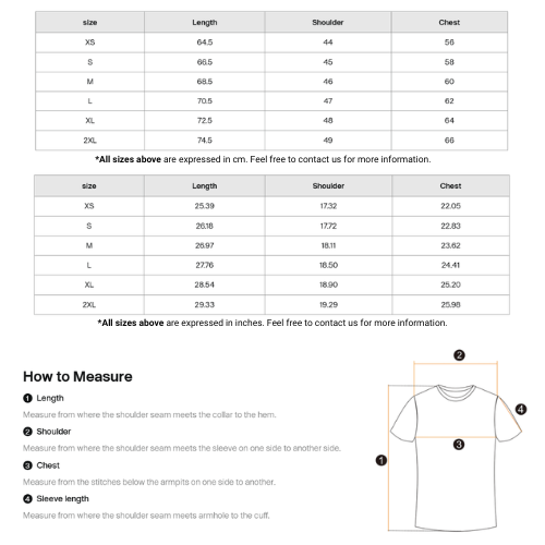 Establishment Icon Vest size guide