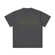 Lightweight T-Shirt Push Limits charcoal gray back