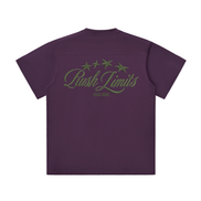 Lightweight T-Shirt Push Limits plum purple front