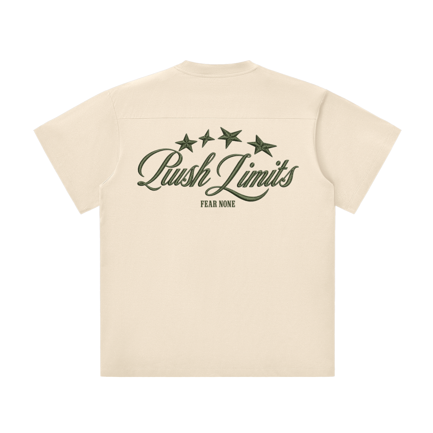 Lightweight T-Shirt Push Limits sand beige back