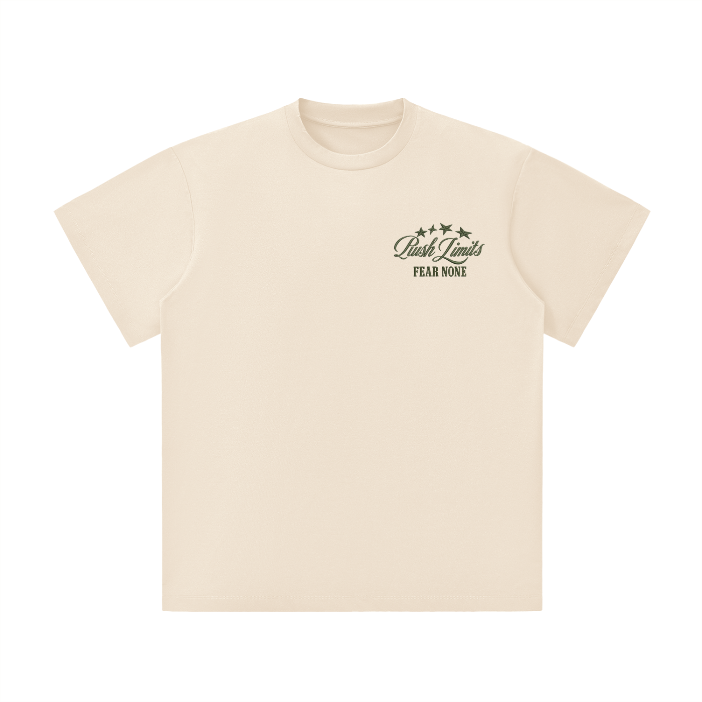 Lightweight T-Shirt Push Limits sand beige front