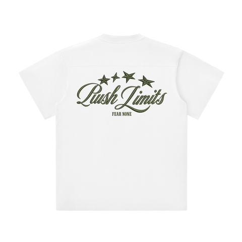 Lightweight T-Shirt Push Limits white back