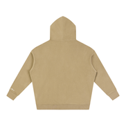 North Shore Heavyweight Hoodie Back View Beige