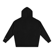 North Shore Heavyweight Hoodie Back View Black