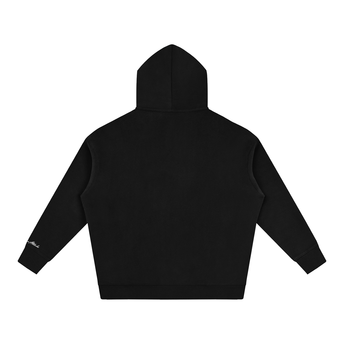 North Shore Heavyweight Hoodie Back View Black