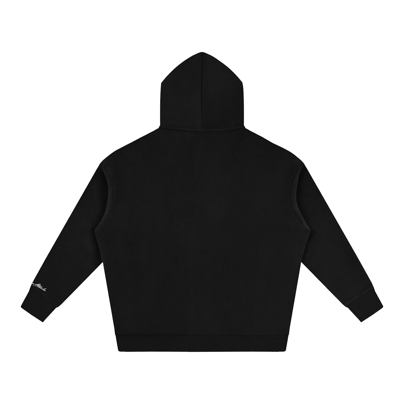 North Shore Heavyweight Hoodie Back View Black