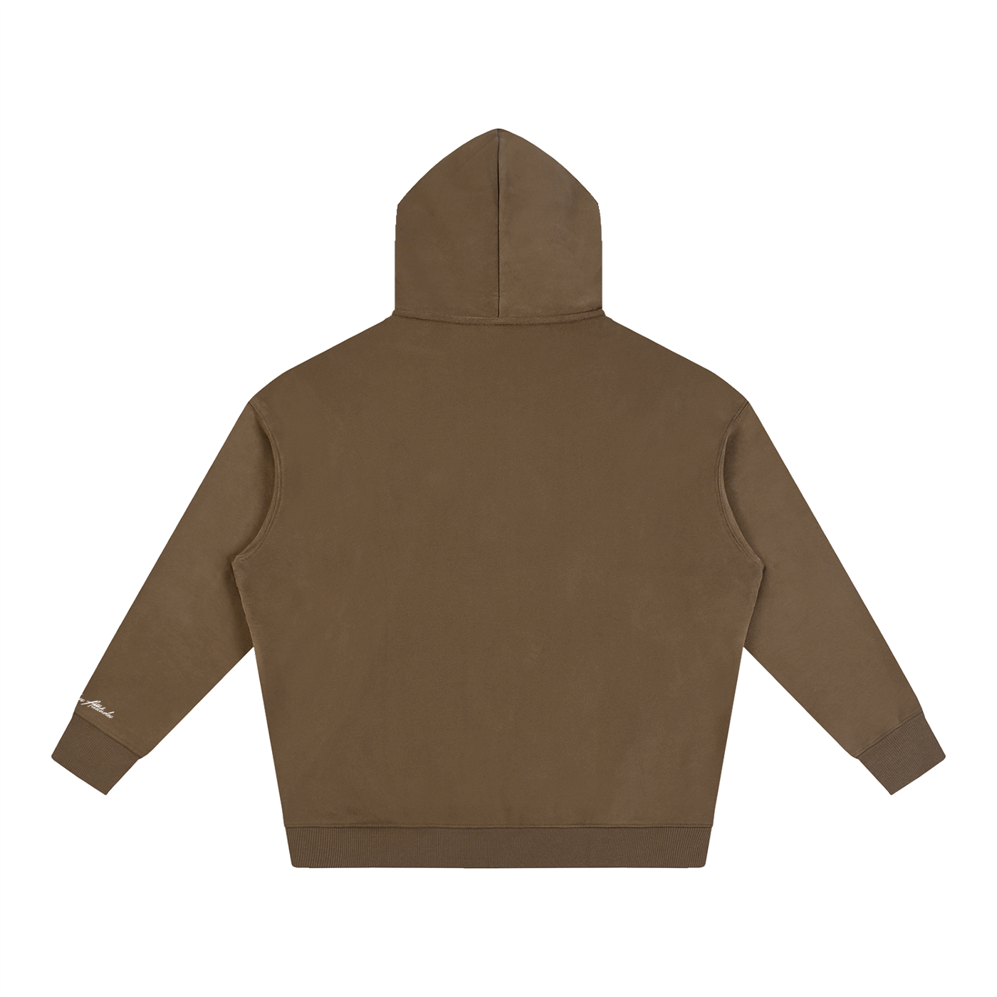 North Shore Heavyweight Hoodie Back View Brown