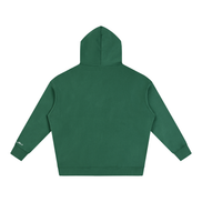 North Shore Heavyweight Hoodie Back View Eden Green