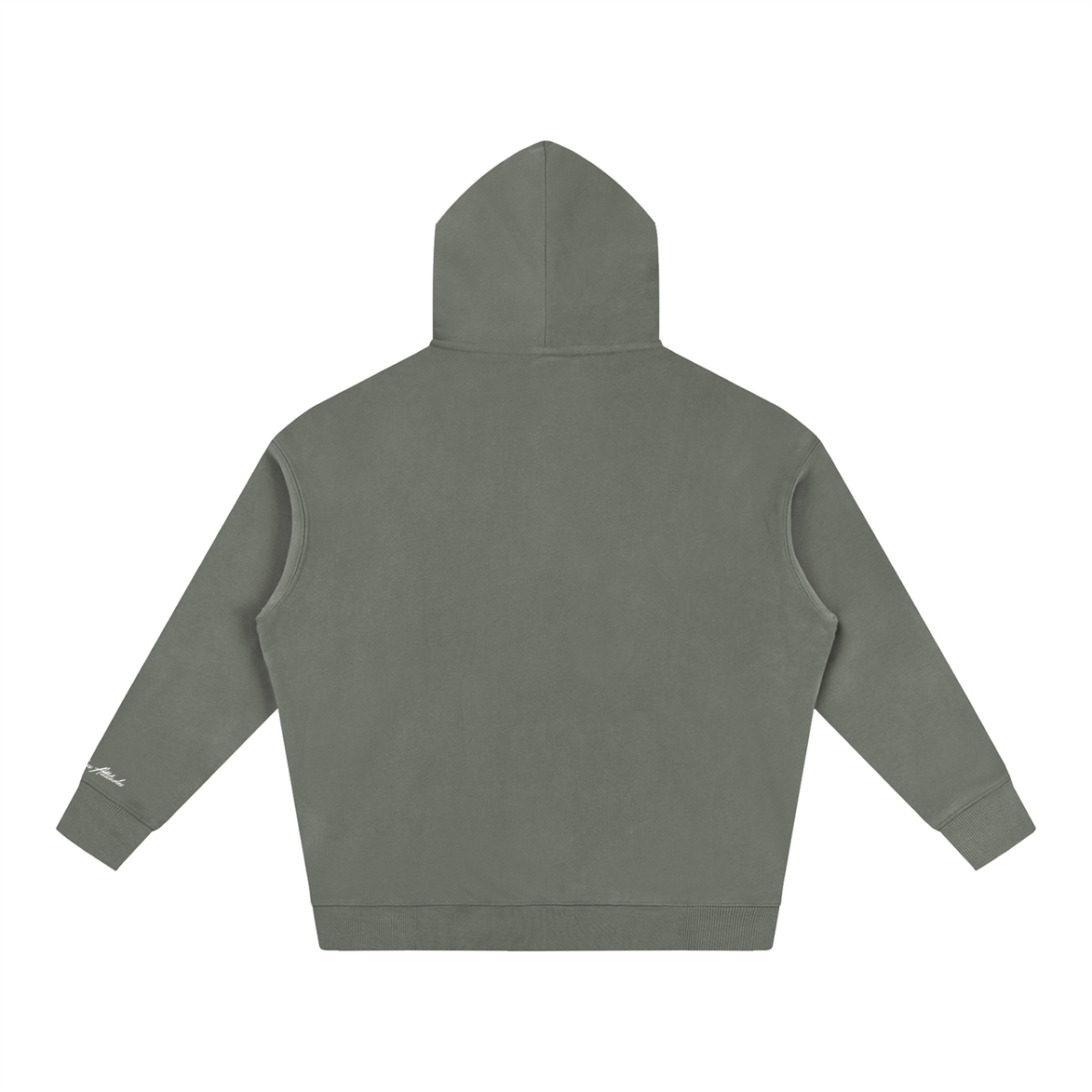 North Shore Heavyweight Hoodie Back View Gray
