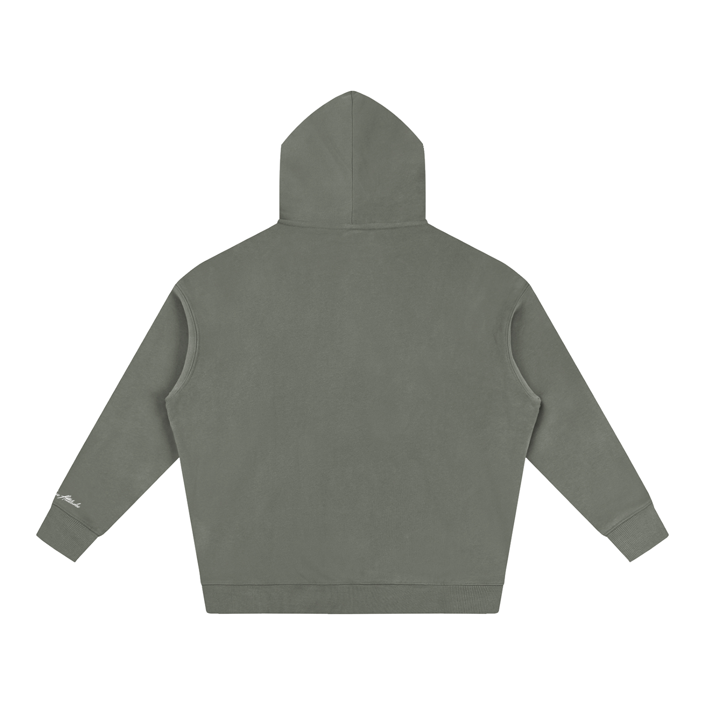 North Shore Heavyweight Hoodie Back View Gray