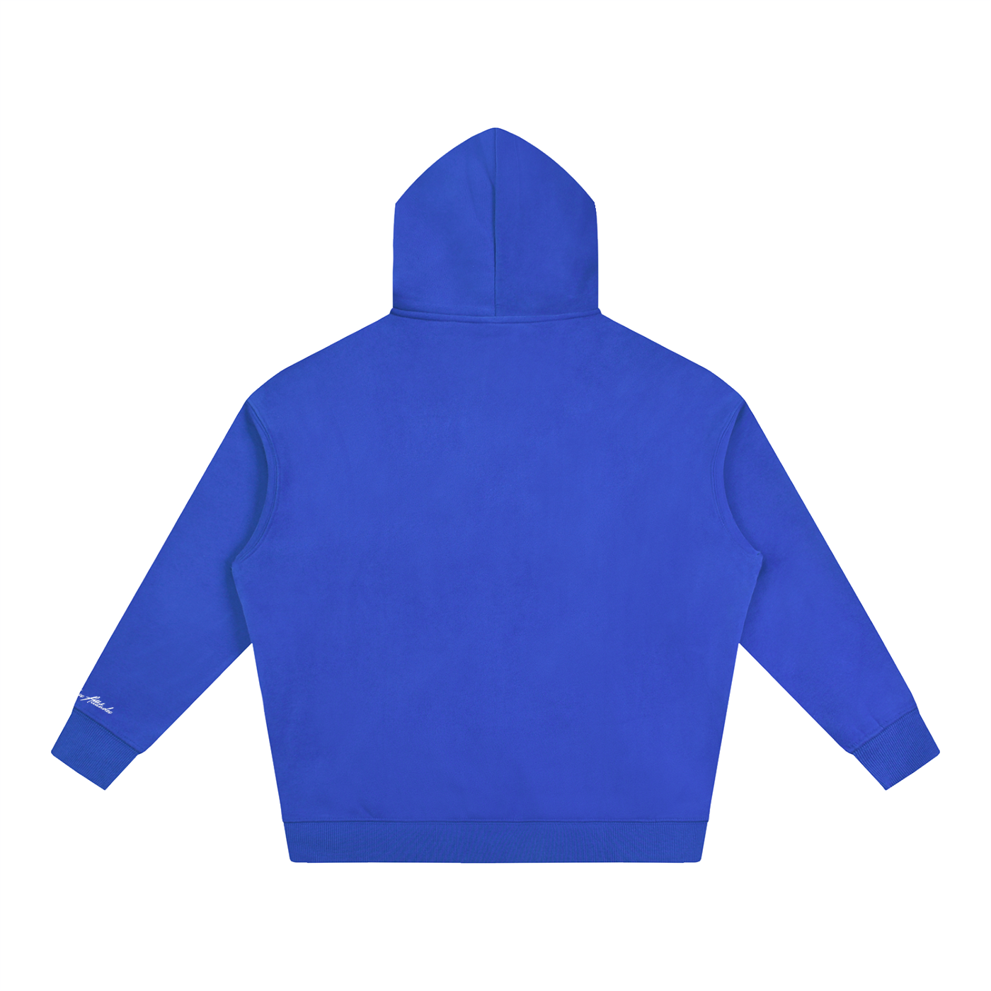 North Shore Heavyweight Hoodie Back View Klein Blue