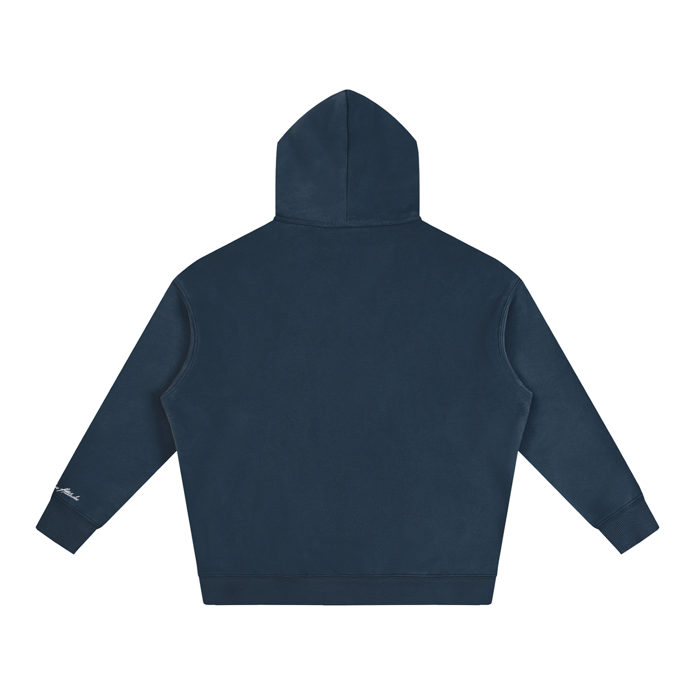 North Shore Heavyweight Hoodie Back View Navy Blue