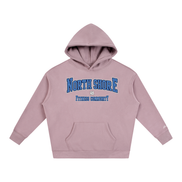 North Shore Heavyweight Hoodie Front View Dark Purple