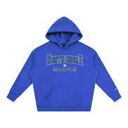 North Shore Heavyweight Hoodie Front View Klein Blue