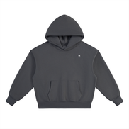 Official Member Hoodie Front View Charcoal Gray